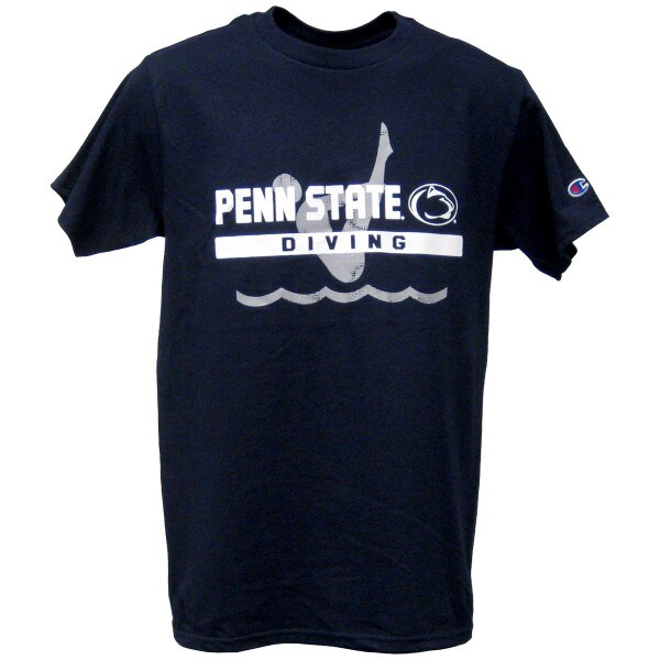 navy short sleeve t-shirt Penn State Diving